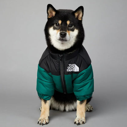 Puppy Coat Dog down Jacket the Dog Fans Winter Pet Clothes for Small Medium Dogs Warm Thick Dog Vest French Bulldog Dropshipping