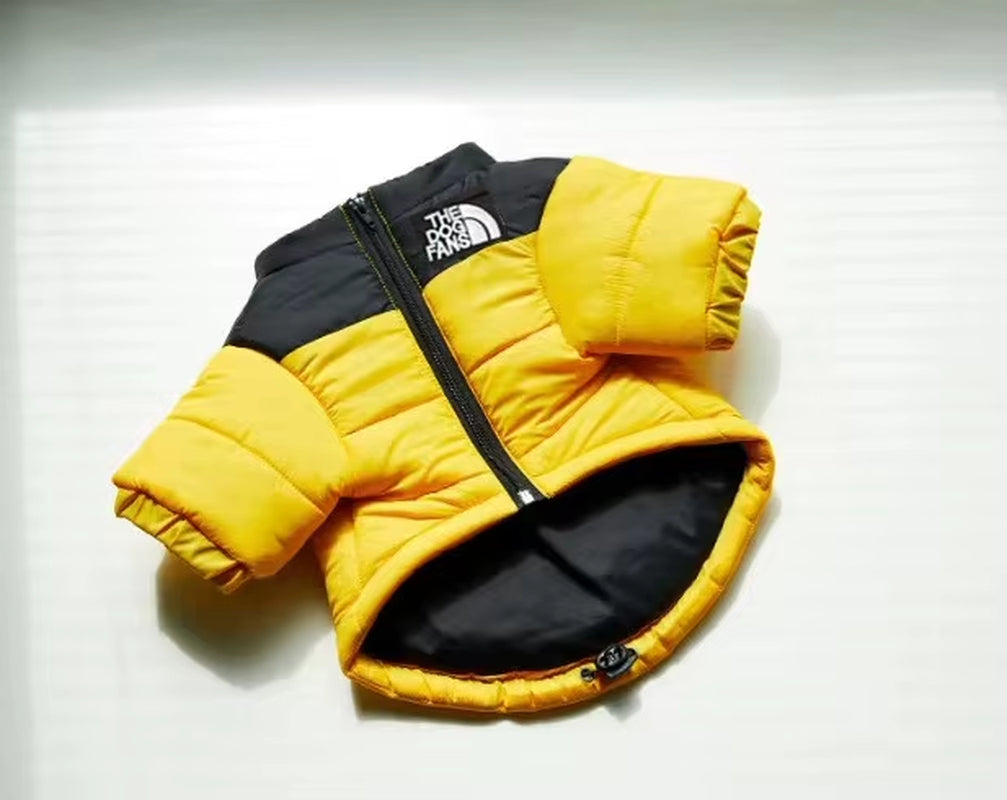 Puppy Coat Dog down Jacket the Dog Fans Winter Pet Clothes for Small Medium Dogs Warm Thick Dog Vest French Bulldog Dropshipping