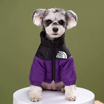 Puppy Coat Dog down Jacket the Dog Fans Winter Pet Clothes for Small Medium Dogs Warm Thick Dog Vest French Bulldog Dropshipping