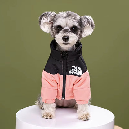 Puppy Coat Dog down Jacket the Dog Fans Winter Pet Clothes for Small Medium Dogs Warm Thick Dog Vest French Bulldog Dropshipping
