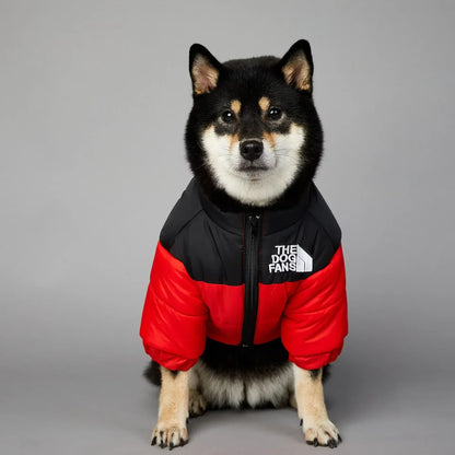 Puppy Coat Dog down Jacket the Dog Fans Winter Pet Clothes for Small Medium Dogs Warm Thick Dog Vest French Bulldog Dropshipping