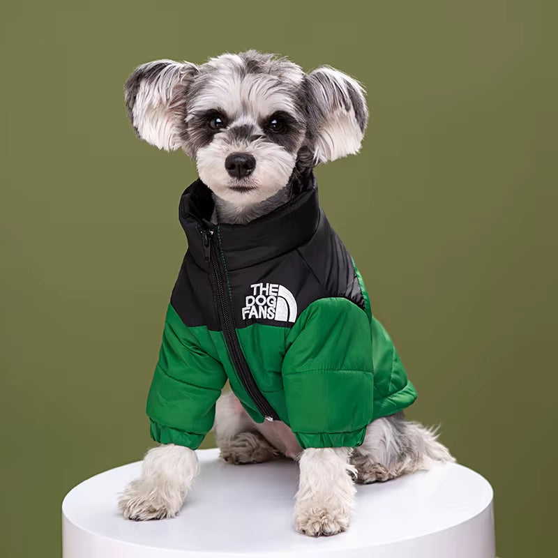 Puppy Coat Dog down Jacket the Dog Fans Winter Pet Clothes for Small Medium Dogs Warm Thick Dog Vest French Bulldog Dropshipping