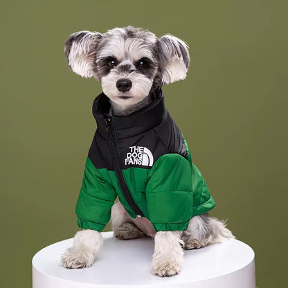 Puppy Coat Dog down Jacket the Dog Fans Winter Pet Clothes for Small Medium Dogs Warm Thick Dog Vest French Bulldog Dropshipping