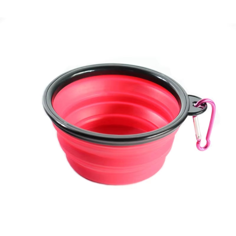 Pet Dog Bowl Collapsible Dog Water Bottle Portable Dogs Food Container Puppy Feeder Outdoor Travel Camping Dog Accessories