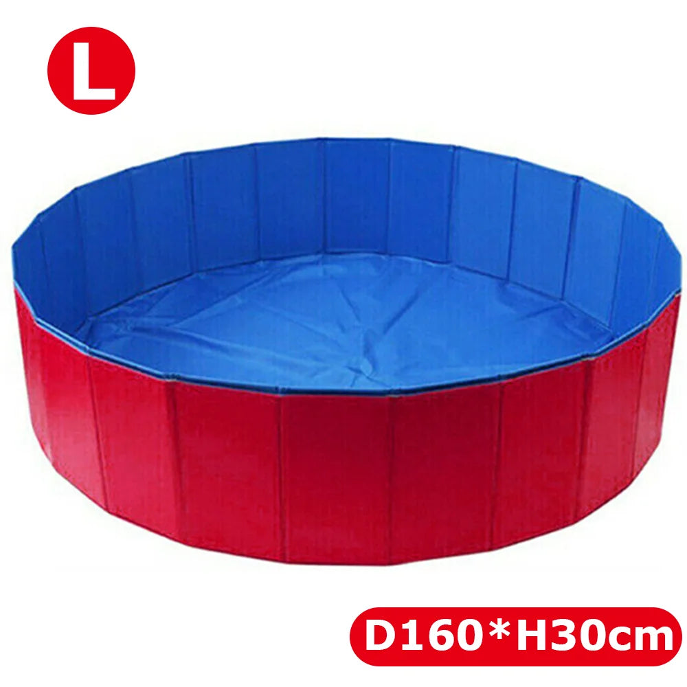 🐶💦 Faltbarer Hunde-Pool mit Ablassventil – Tragbare Haustier-Badewanne für drinnen & draußen 🌞