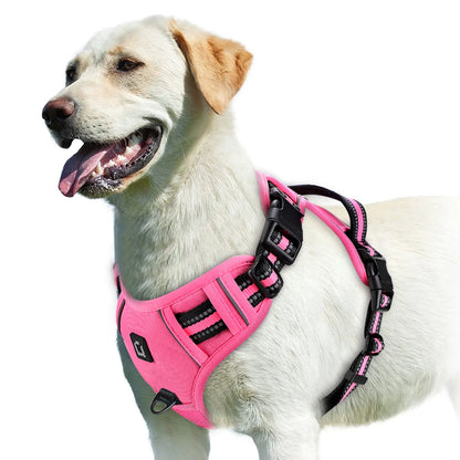 🐾💪 No-Pull Hundegeschirr – Gepolstertes Brustgeschirr mit Griff für volle Kontrolle 🐶🦺