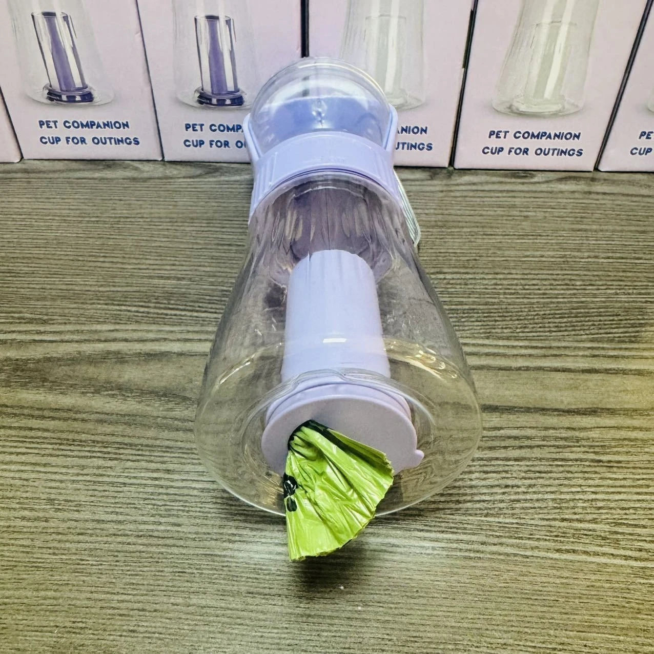 🐾 3-in-1 Trinkflasche für unterwegs – Alles, was dein Liebling braucht! 🐶💧
