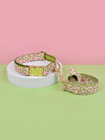 🐾 Verstellbares Luxus Hundehalsband & Leinen-Set – Bunt, Stylisch & Perfekt für den Sommer 🐶🌈☀️