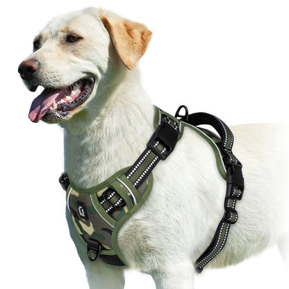 🐾💪 No-Pull Hundegeschirr – Gepolstertes Brustgeschirr mit Griff für volle Kontrolle 🐶🦺