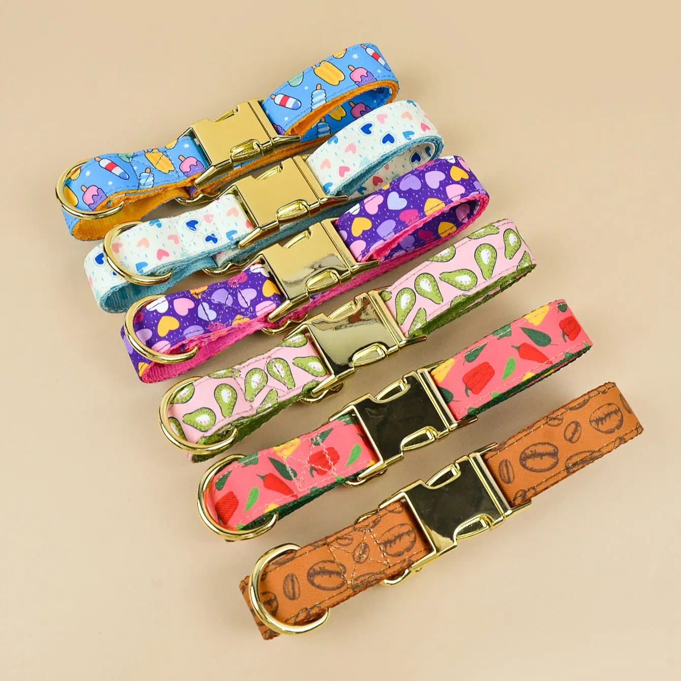 🐶🎀 Niedliches Haustier-Halsband für kleine & mittelgroße Hunde – Doppelseitig bedruckt für Hunde ✨
