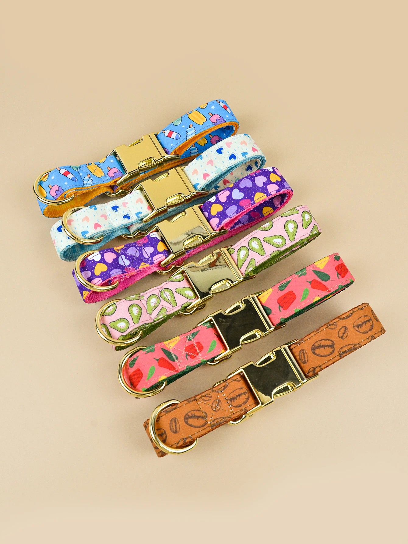 🐶🎀 Niedliches Haustier-Halsband für kleine & mittelgroße Hunde – Doppelseitig bedruckt für Hunde ✨