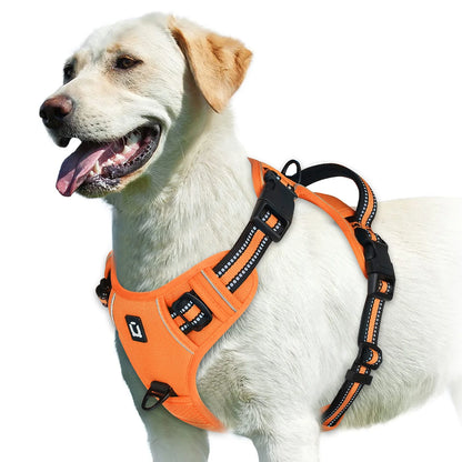 🐾💪 No-Pull Hundegeschirr – Gepolstertes Brustgeschirr mit Griff für volle Kontrolle 🐶🦺