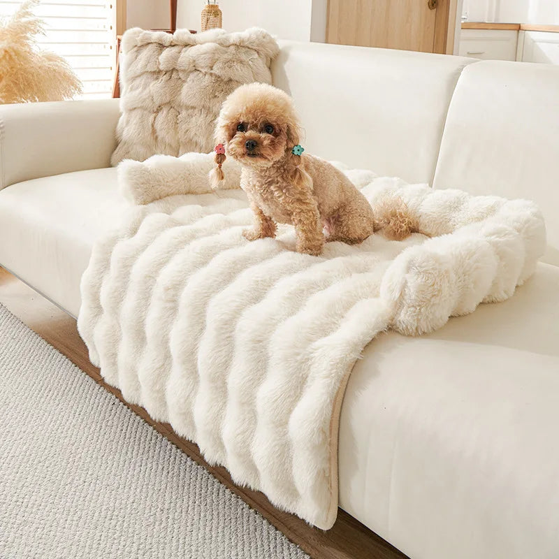 🐾 Kuschelige Haustier-Auflage – Weich, Warm &amp; Perfekt fürs Sofa 🐶🐱