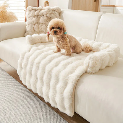 🐾 Kuschelige Haustier-Auflage – Weich, Warm &amp; Perfekt fürs Sofa 🐶🐱