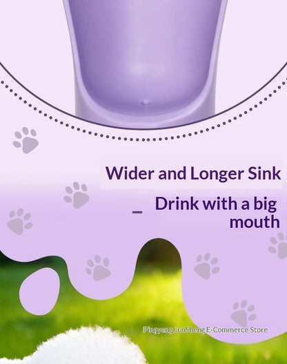 🐾 3-in-1 Trinkflasche für unterwegs – Alles, was dein Liebling braucht! 🐶💧