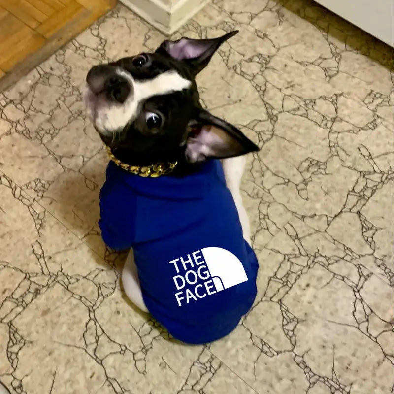 🐶💛 Bequemes süßes Polyester-Haustier-Shirt – Verschiedene Größen erhältlich 💙