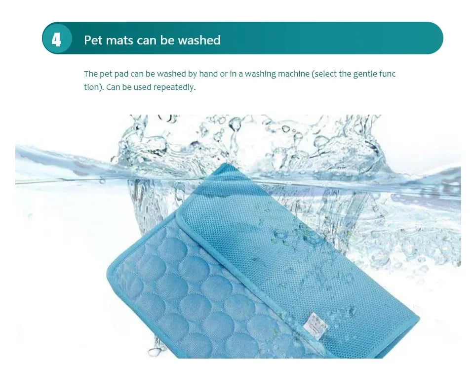 🐶❄️ Kühlmatte für Hunde – Selbstkühlende Cooling-Matte für heiße Sommertage