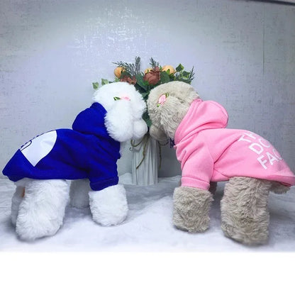 🐶💛 Bequemes süßes Polyester-Haustier-Shirt – Verschiedene Größen erhältlich 💙