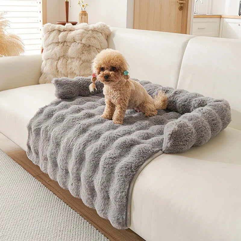 🐾 Kuschelige Haustier-Auflage – Weich, Warm &amp; Perfekt fürs Sofa 🐶🐱