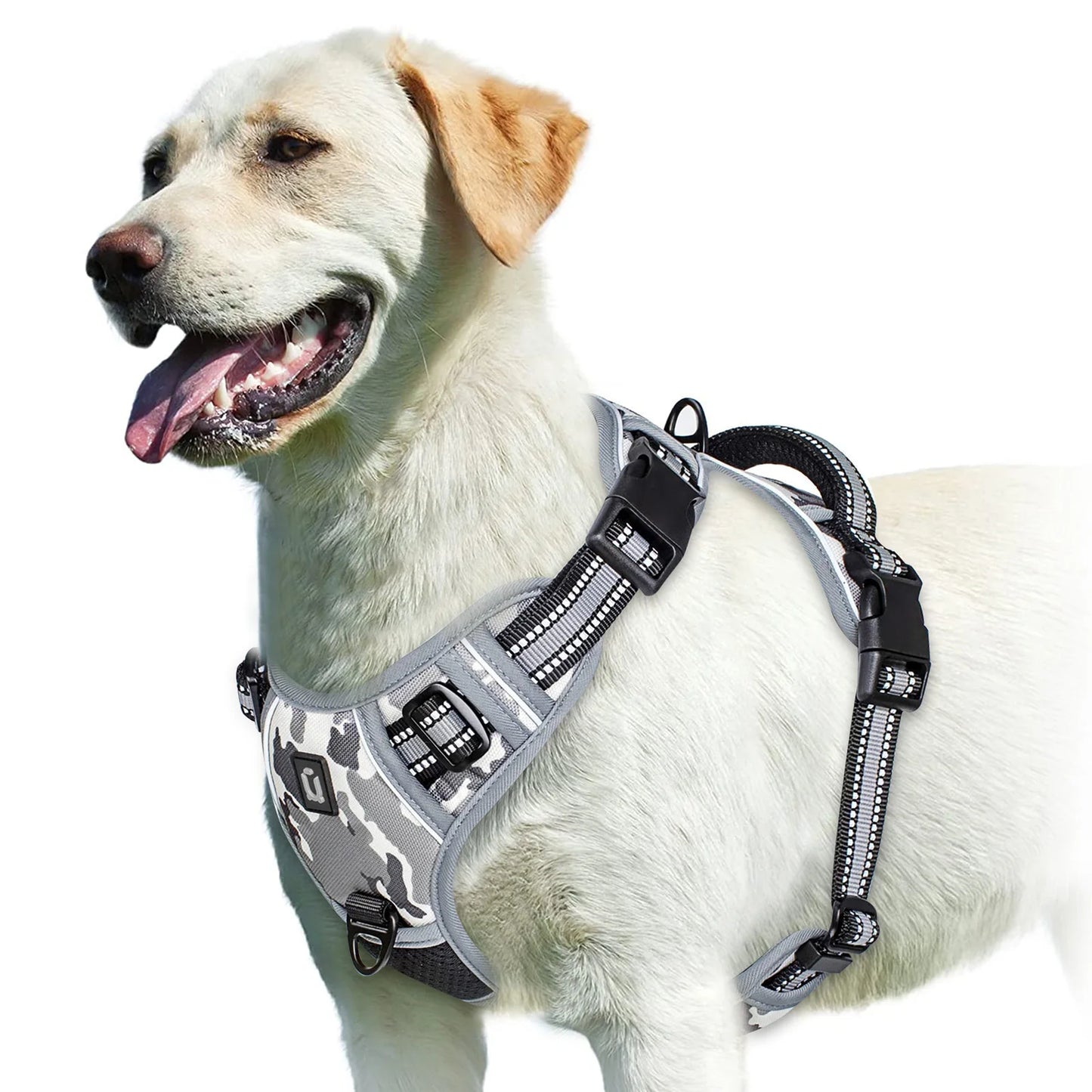 🐾💪 No-Pull Hundegeschirr – Gepolstertes Brustgeschirr mit Griff für volle Kontrolle 🐶🦺