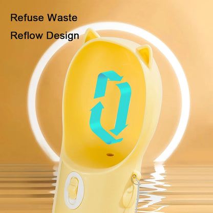 🐶💧 2-in-1 Reise-Trinkflasche mit Futterfach – Perfekt für unterwegs! 🍖