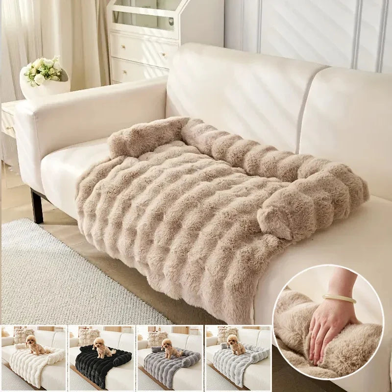 🐾 Kuschelige Haustier-Auflage – Weich, Warm &amp; Perfekt fürs Sofa 🐶🐱