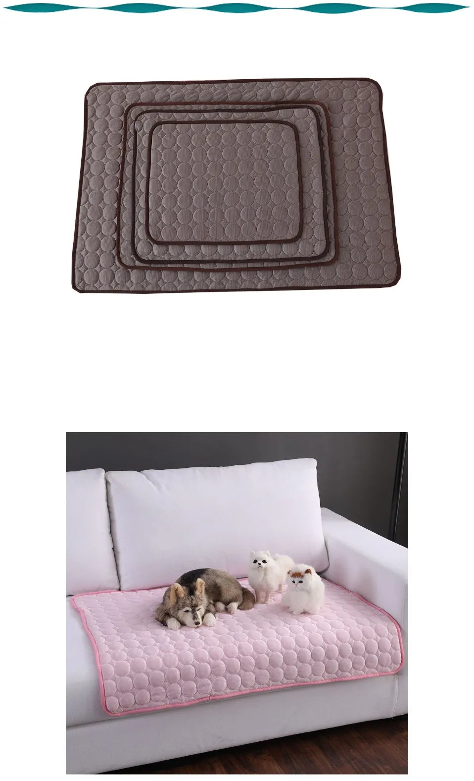 🐶❄️ Kühlmatte für Hunde – Selbstkühlende Cooling-Matte für heiße Sommertage