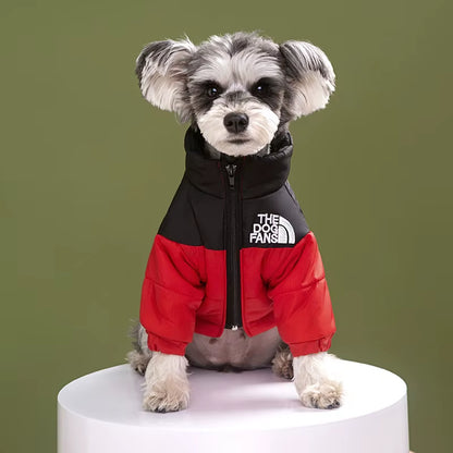 Puppy Coat Dog down Jacket the Dog Fans Winter Pet Clothes for Small Medium Dogs Warm Thick Dog Vest French Bulldog Dropshipping