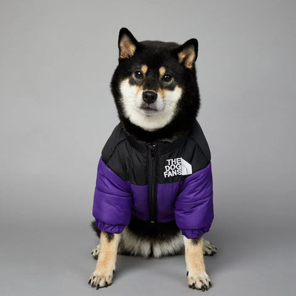 Puppy Coat Dog down Jacket the Dog Fans Winter Pet Clothes for Small Medium Dogs Warm Thick Dog Vest French Bulldog Dropshipping